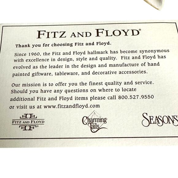 Fits and Floyd Vintage Tumbling Rabbits Bunnies-Set of Two - Picture 5 of 6